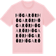 Pink Cotton t-shirt med Högarör ordlek t-shirt
