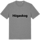 Mid Heather Gray t-shirt med Högaskog fetstil t-shirt