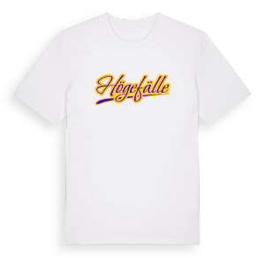 Högefälle baseball t-shirt – ekologisk bomull t-shirt från Pinshirt