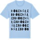 Blue Soul t-shirt med Högemålen ordlek t-shirt