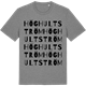 Mid Heather Gray t-shirt med Höghultström ordlek t-shirt