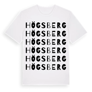 Högsberg ordlek t-shirt – ekologisk bomull t-shirt från Pinshirt