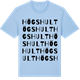 Blue Soul t-shirt med Högshult ordlek t-shirt