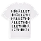 White t-shirt med Höhället ordlek t-shirt