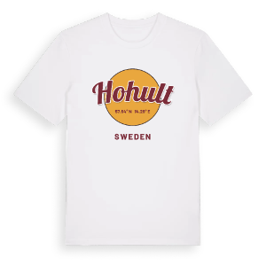 Hohult cirkel t-shirt – ekologisk bomull t-shirt från Pinshirt