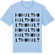 Blue Soul t-shirt med Hohult ordlek t-shirt