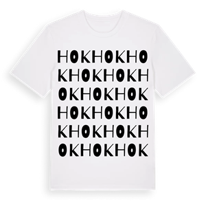 Hok ordlek t-shirt – ekologisk bomull t-shirt från Pinshirt