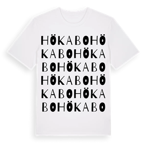 Hökabo ordlek t-shirt – ekologisk bomull t-shirt från Pinshirt