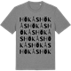 Mid Heather Gray t-shirt med Hökås ordlek t-shirt