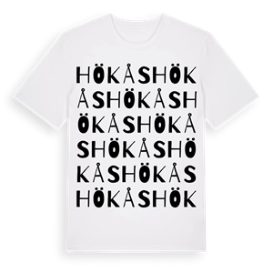 Hökås ordlek t-shirt – ekologisk bomull t-shirt från Pinshirt