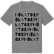 Mid Heather Gray t-shirt med Hökatorp ordlek t-shirt