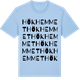 Blue Soul t-shirt med Hökhemmet ordlek t-shirt