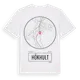 White t-shirt med Hökhult t-shirt