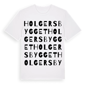 Holgersbygget ordlek t-shirt – ekologisk bomull t-shirt från Pinshirt
