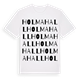 Holmahall ordlek t-shirt