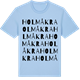 Blue Soul t-shirt med Holmåkra ordlek t-shirt