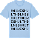 Blue Soul t-shirt med Holmeshult ordlek t-shirt