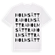 Holmsättra ordlek t-shirt