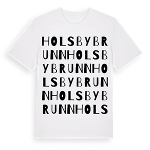 Holsbybrunn ordlek t-shirt – ekologisk bomull t-shirt från Pinshirt