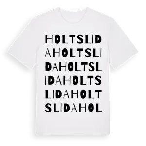 Holtslida ordlek t-shirt – ekologisk bomull t-shirt från Pinshirt