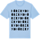 Blue Soul t-shirt med Höreryd ordlek t-shirt