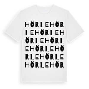 Hörle ordlek t-shirt – ekologisk bomull t-shirt från Pinshirt