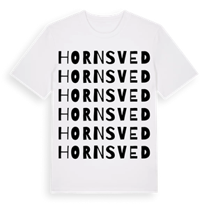 Hornsved ordlek t-shirt – ekologisk bomull t-shirt från Pinshirt