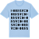 Blue Soul t-shirt med Hornsved ordlek t-shirt