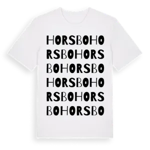 Horsbo ordlek t-shirt – ekologisk bomull t-shirt från Pinshirt