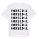 Horsedal ordlek t-shirt