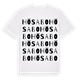 White t-shirt med Hösabo ordlek t-shirt