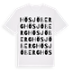 White t-shirt med Hösjöberg ordlek t-shirt