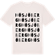 Vintage White t-shirt med Hösjöberg ordlek t-shirt