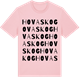Pink Cotton t-shirt med Hovaskog ordlek t-shirt