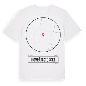 Hovrättstorget t-shirt – ekologisk bomull t-shirt från Pinshirt
