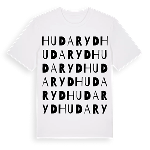 Hudaryd ordlek t-shirt – ekologisk bomull t-shirt från Pinshirt