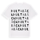 Hultabäck ordlek t-shirt