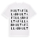 Hultafällan ordlek t-shirt