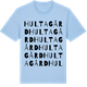 Blue Soul t-shirt med Hultagård ordlek t-shirt