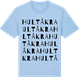 Blue Soul t-shirt med Hultåkra ordlek t-shirt