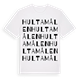 Hultamålen ordlek t-shirt
