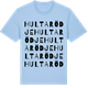 Blue Soul t-shirt med Hultarödje ordlek t-shirt