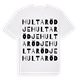 Hultarödje ordlek t-shirt