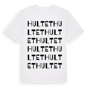Hultet ordlek t-shirt – ekologisk bomull t-shirt från Pinshirt