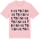 Pink Cotton t-shirt med Hultnäs ordlek t-shirt