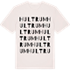 Vintage White t-shirt med Hultrum ordlek t-shirt