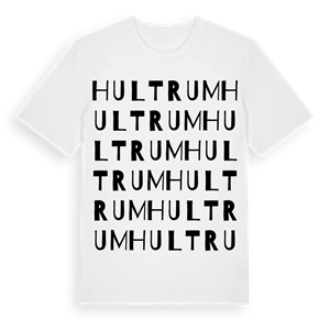Hultrum ordlek t-shirt – ekologisk bomull t-shirt från Pinshirt