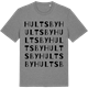 Mid Heather Gray t-shirt med Hults by ordlek t-shirt