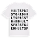 Hults prästgård ordlek t-shirt