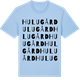 Blue Soul t-shirt med Hulugård ordlek t-shirt